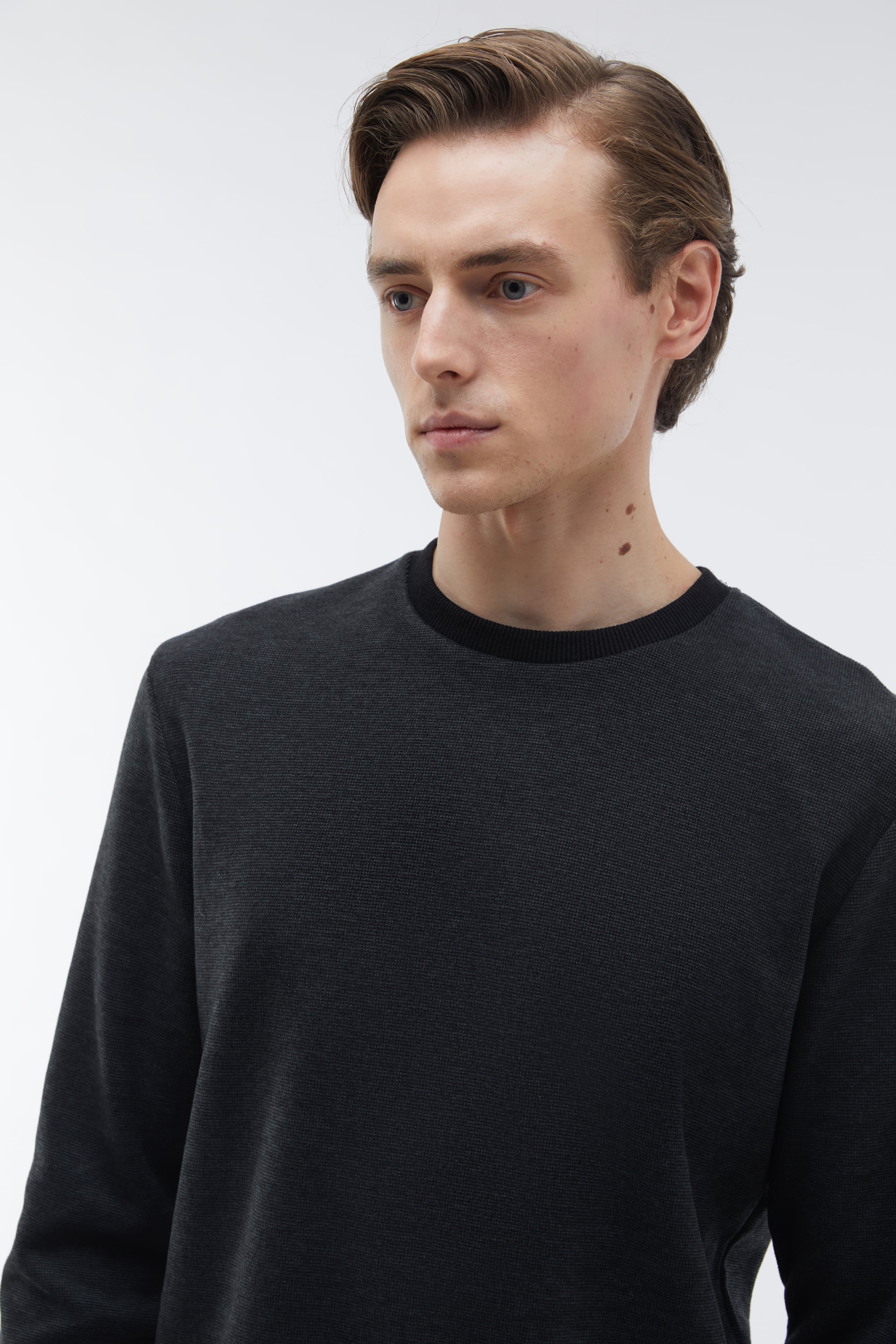 BİSİKLET YAKA SWEATSHIRT