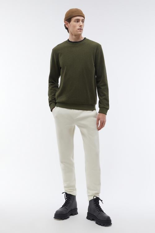 BİSİKLET YAKA SWEATSHIRT