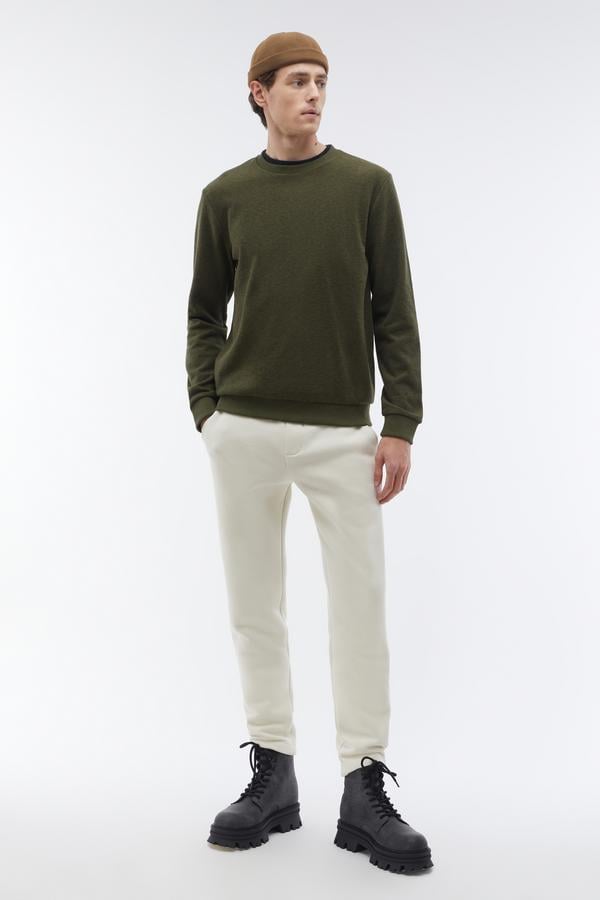 BİSİKLET YAKA SWEATSHIRT