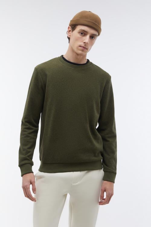 BİSİKLET YAKA SWEATSHIRT