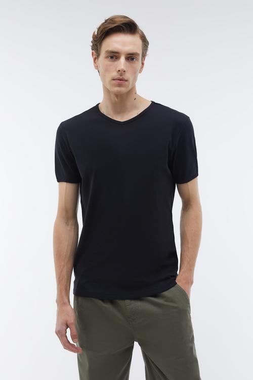 V YAKA REGULAR FIT T-SHIRT