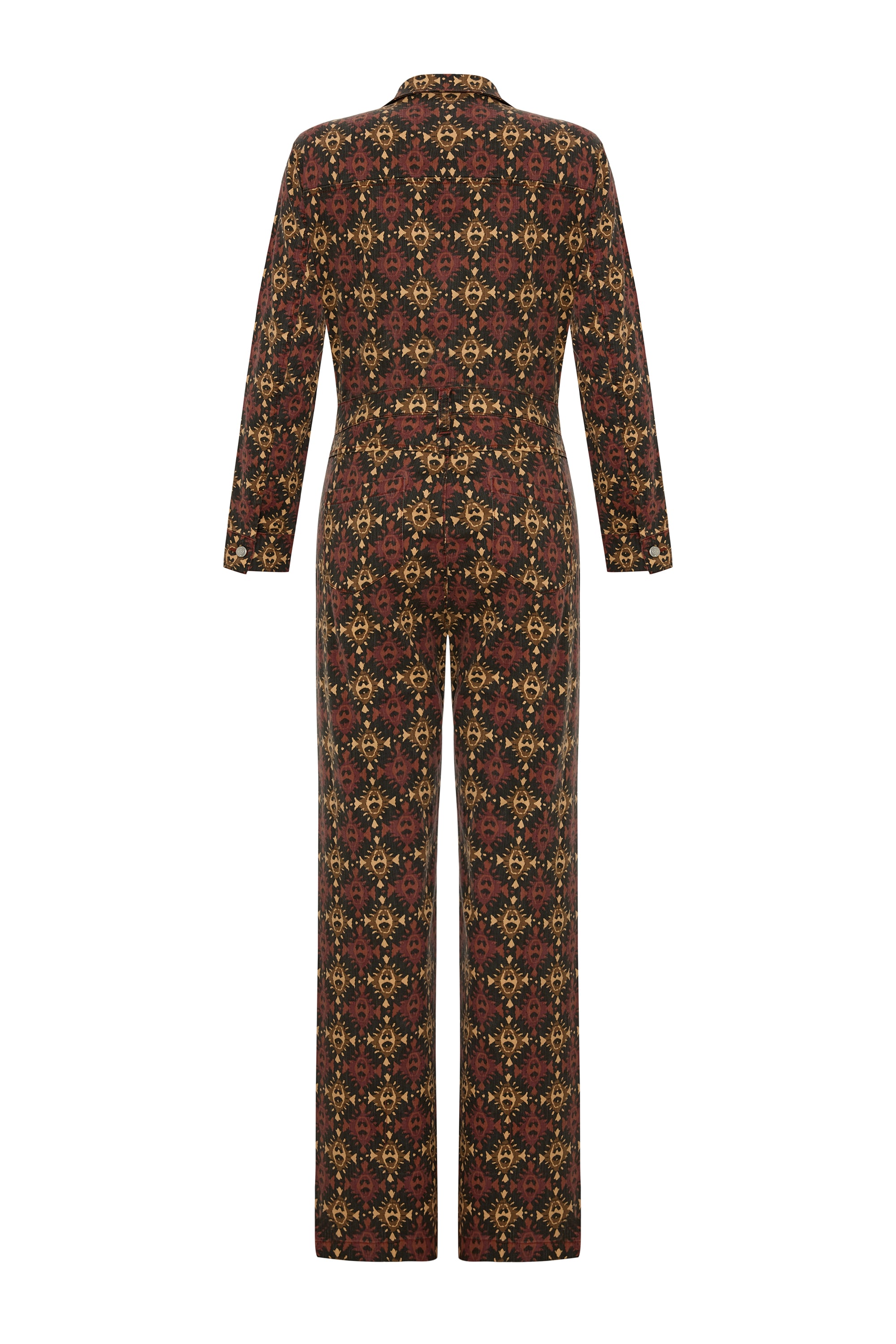 ETNİK BASKILI UZUN TULUM