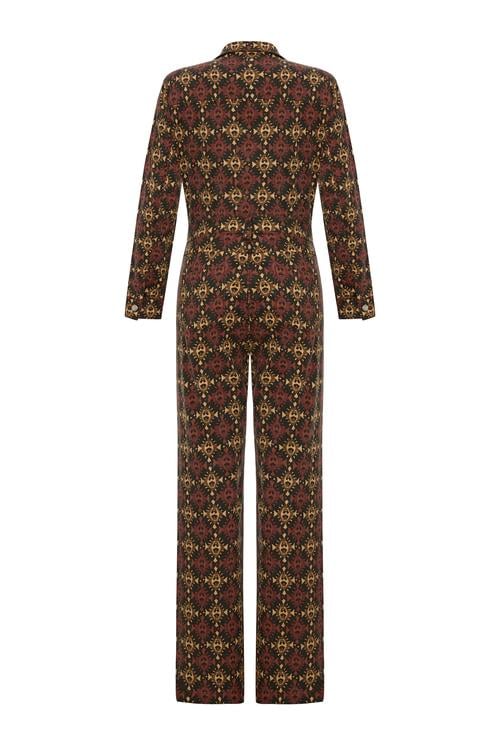  ETNİK BASKILI UZUN TULUM