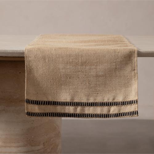  ERIN JÜT RUNNER SİYAH ÇİZGİLİ 40X140