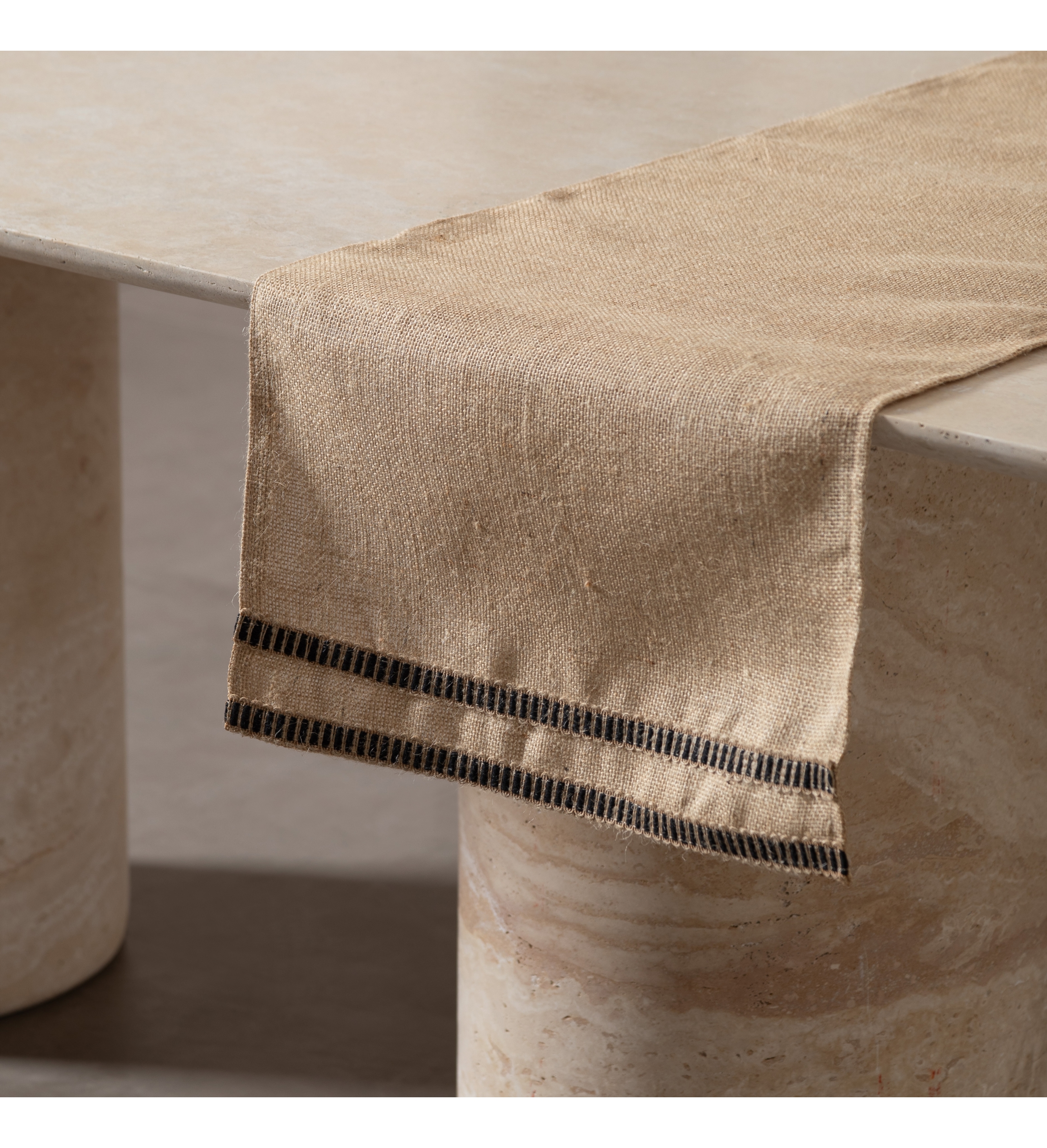 ERIN JÜT RUNNER SİYAH ÇİZGİLİ 40X140