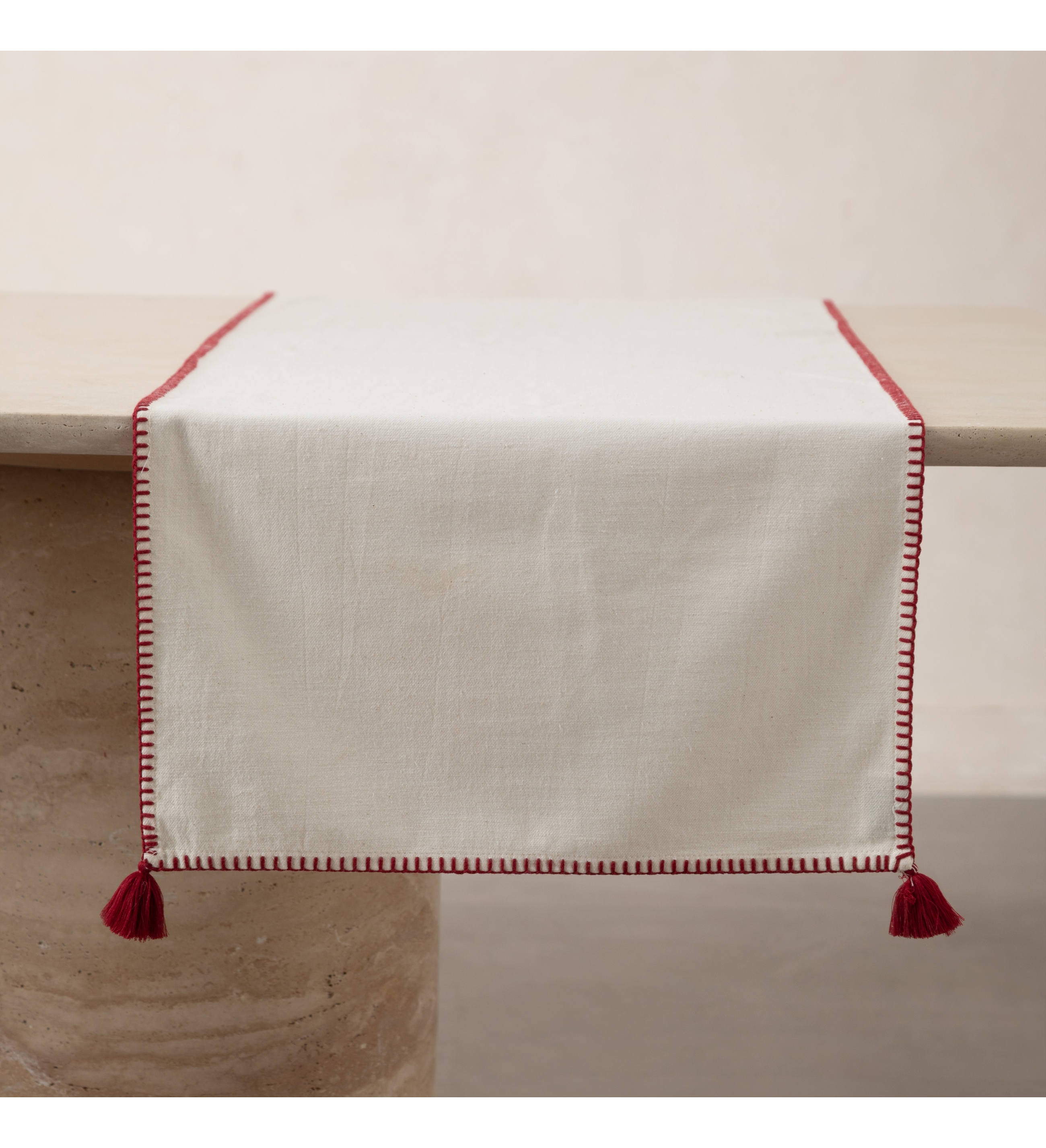 ORADEA PÜSKÜLLÜ RUNNER BORDO 45X145