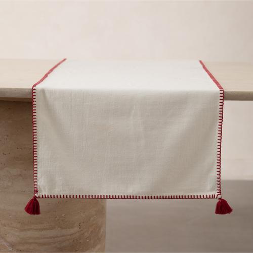  ORADEA PÜSKÜLLÜ RUNNER BORDO 45X145