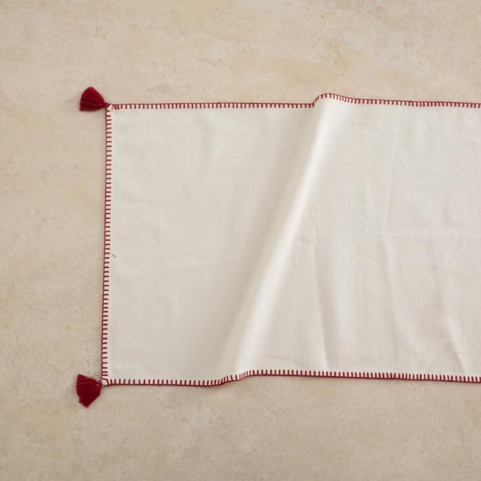 ORADEA PÜSKÜLLÜ RUNNER BORDO 45X145