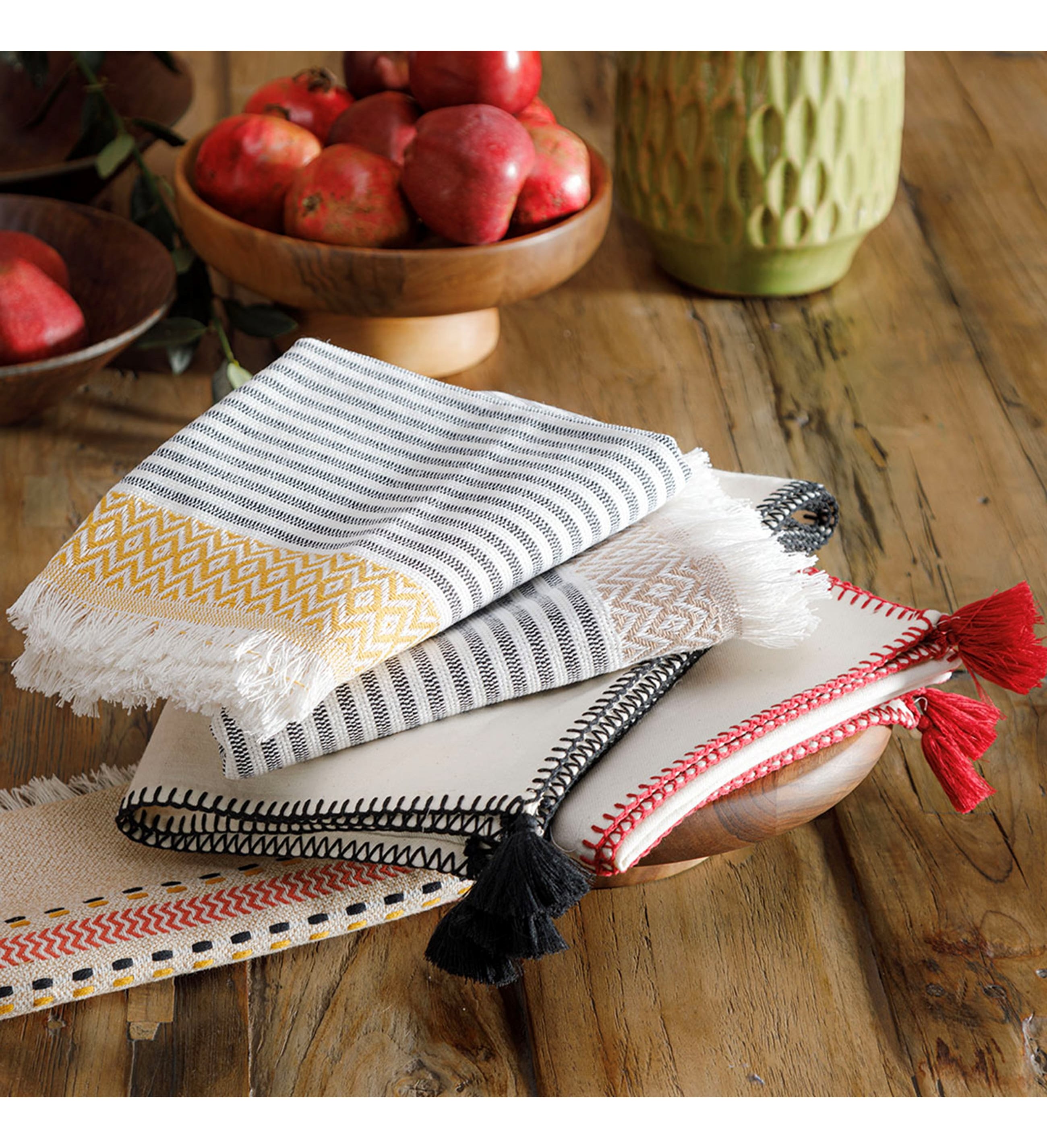 ORADEA PÜSKÜLLÜ RUNNER BORDO 45X145