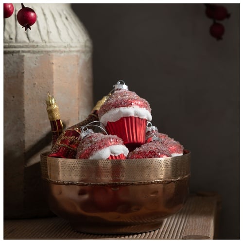 HORUS COPPER DEKORATİF KASE 20 CM