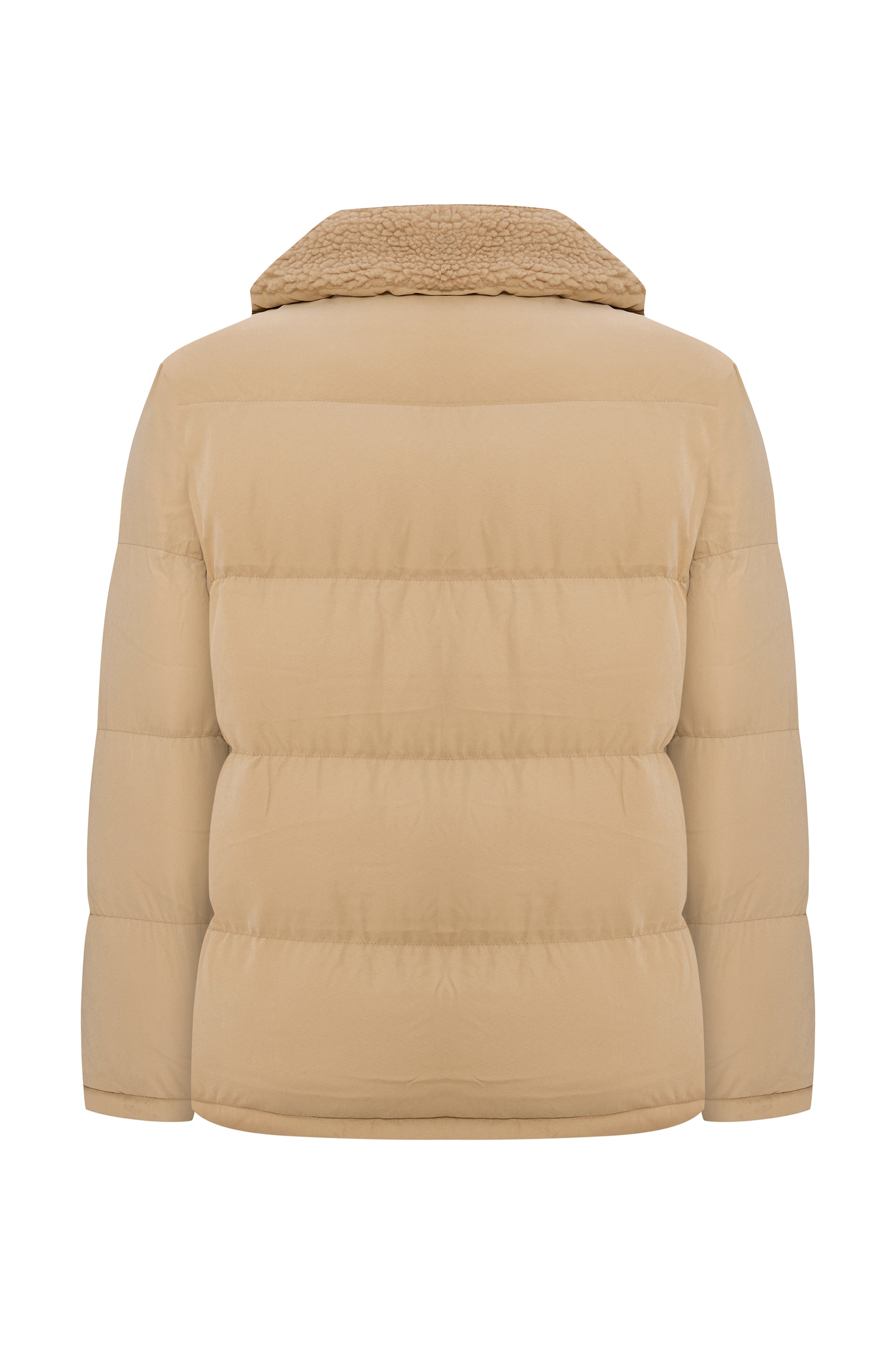 KÜRK YAKA KAPİTONELİ MONT