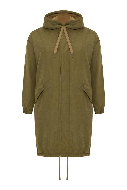  OVERSIZE KAPÜŞONLU UZUN PARKA