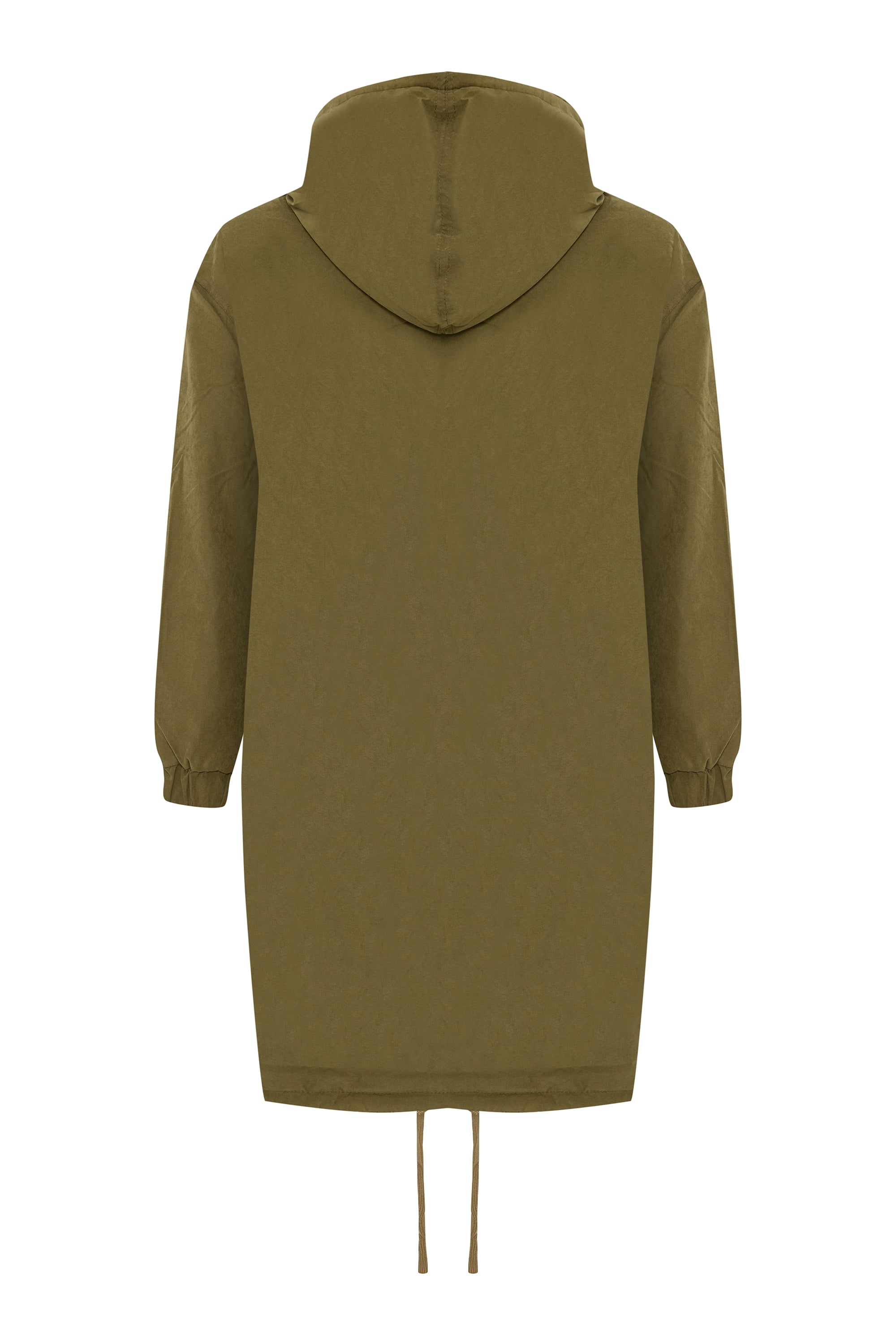 OVERSIZE KAPÜŞONLU UZUN PARKA