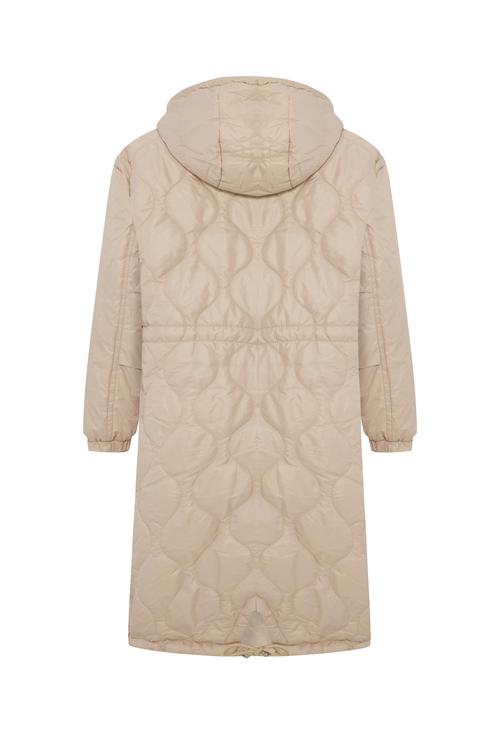 KAPİTONELİ OVERSIZE UZUN ŞİŞME MONT