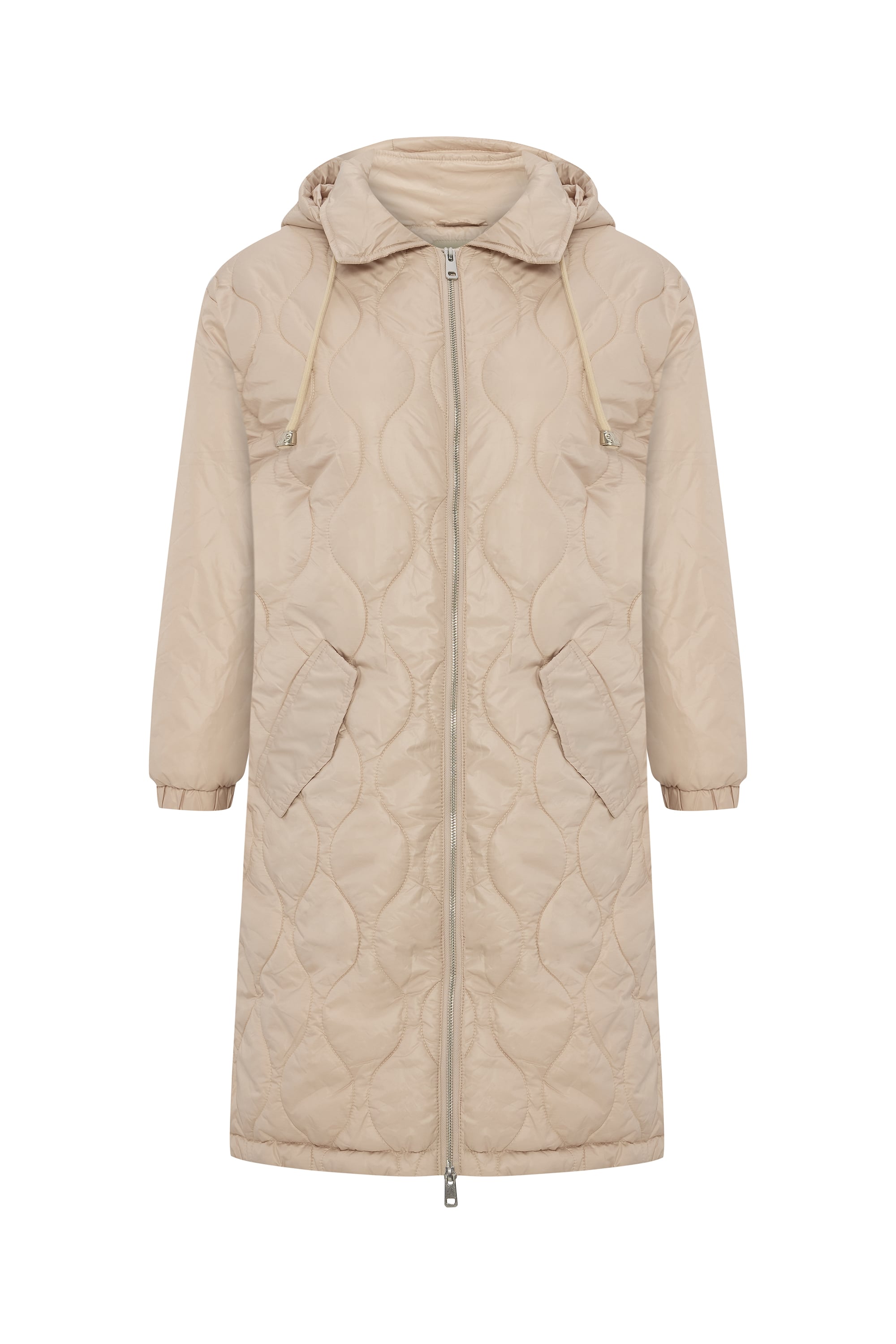 KAPİTONELİ OVERSIZE UZUN ŞİŞME MONT