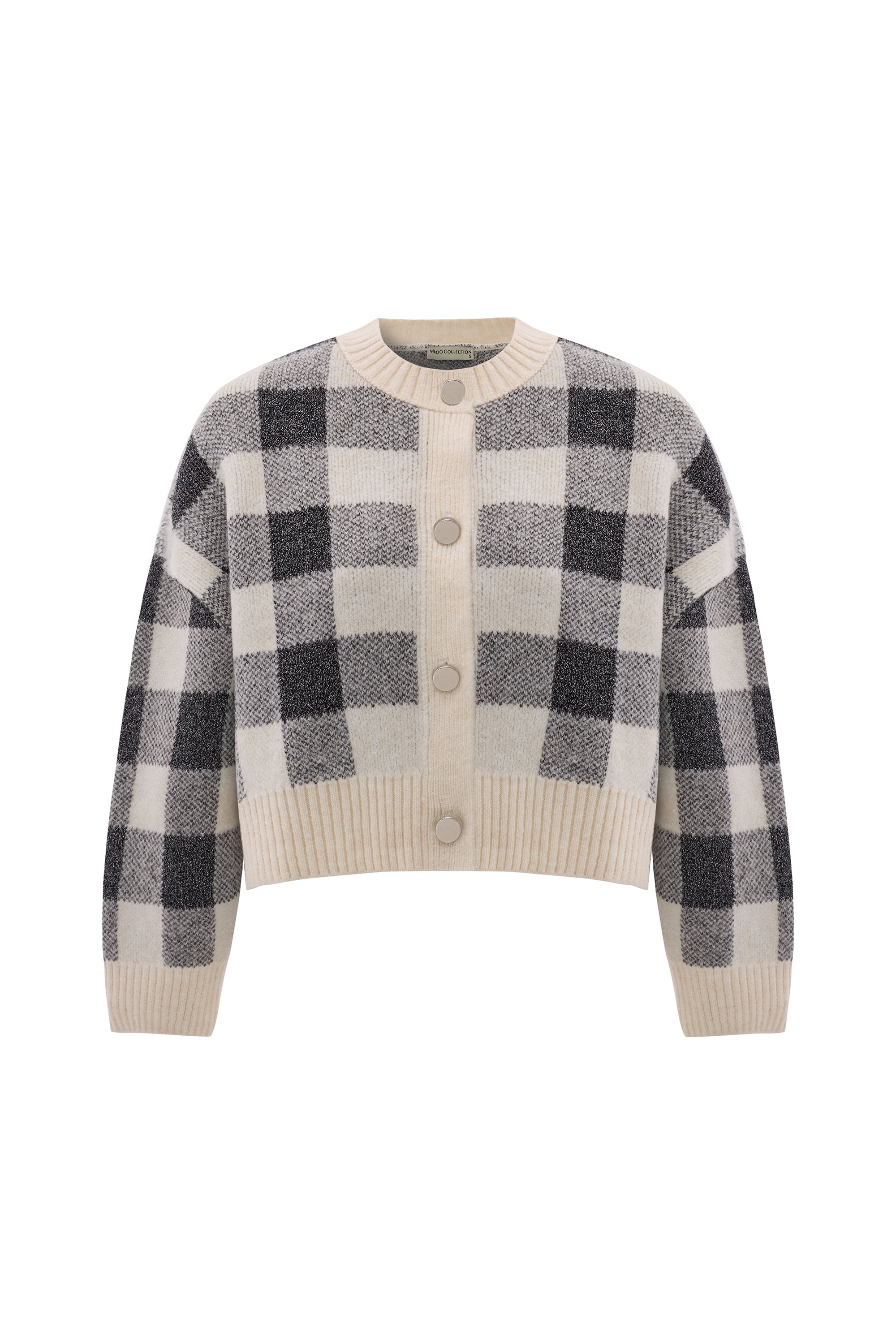 JAKARLI KARE DESENLİ HIRKA