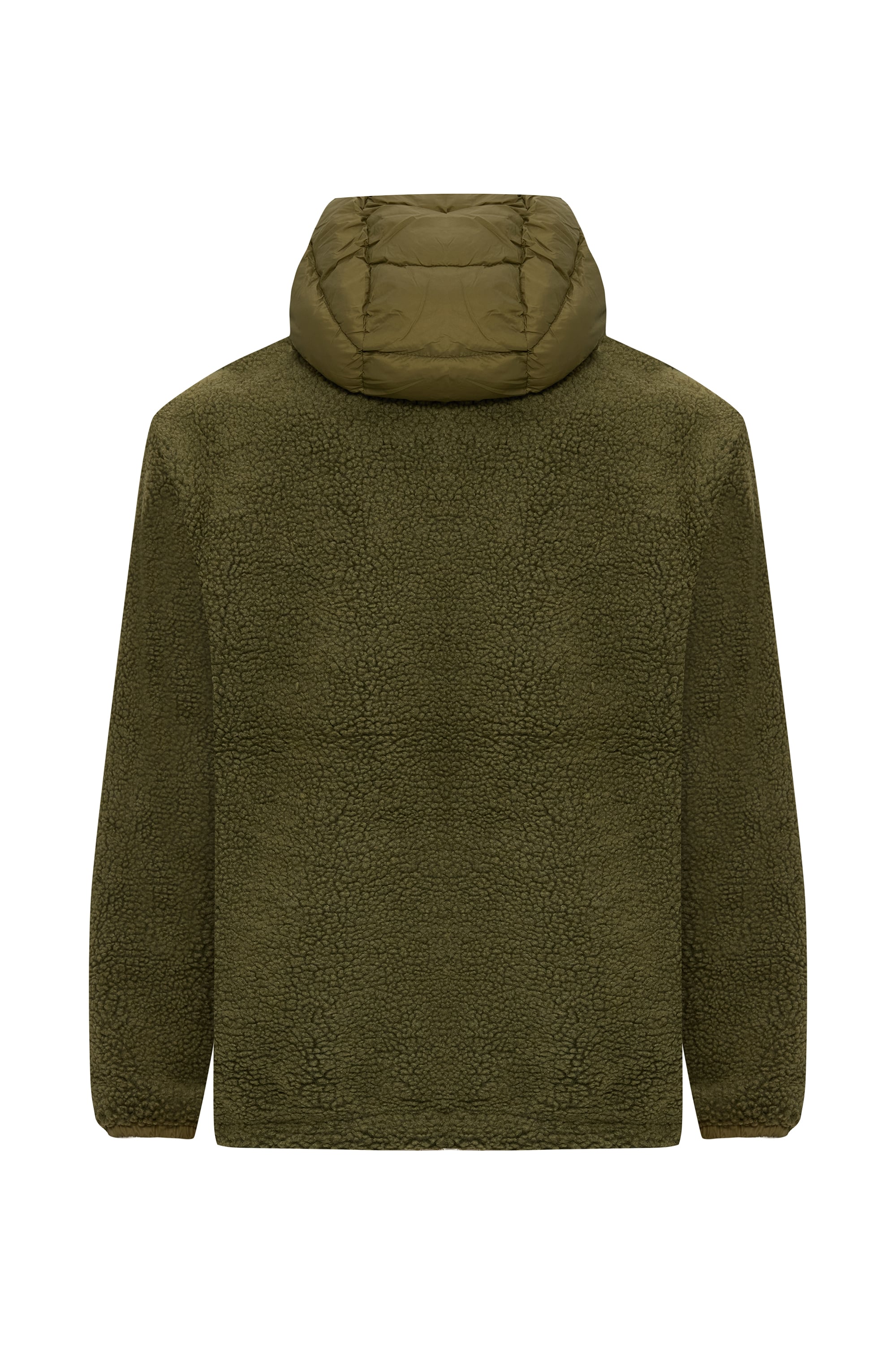 KAPİTONELİ PELÜŞ DETAYLI KAPÜŞONLU MONT