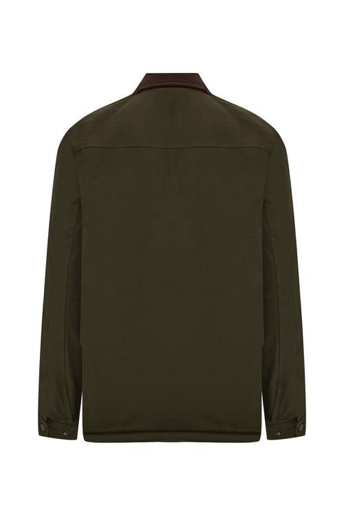  KADİFE YAKA ÇOK CEPLİ MONT CEKET