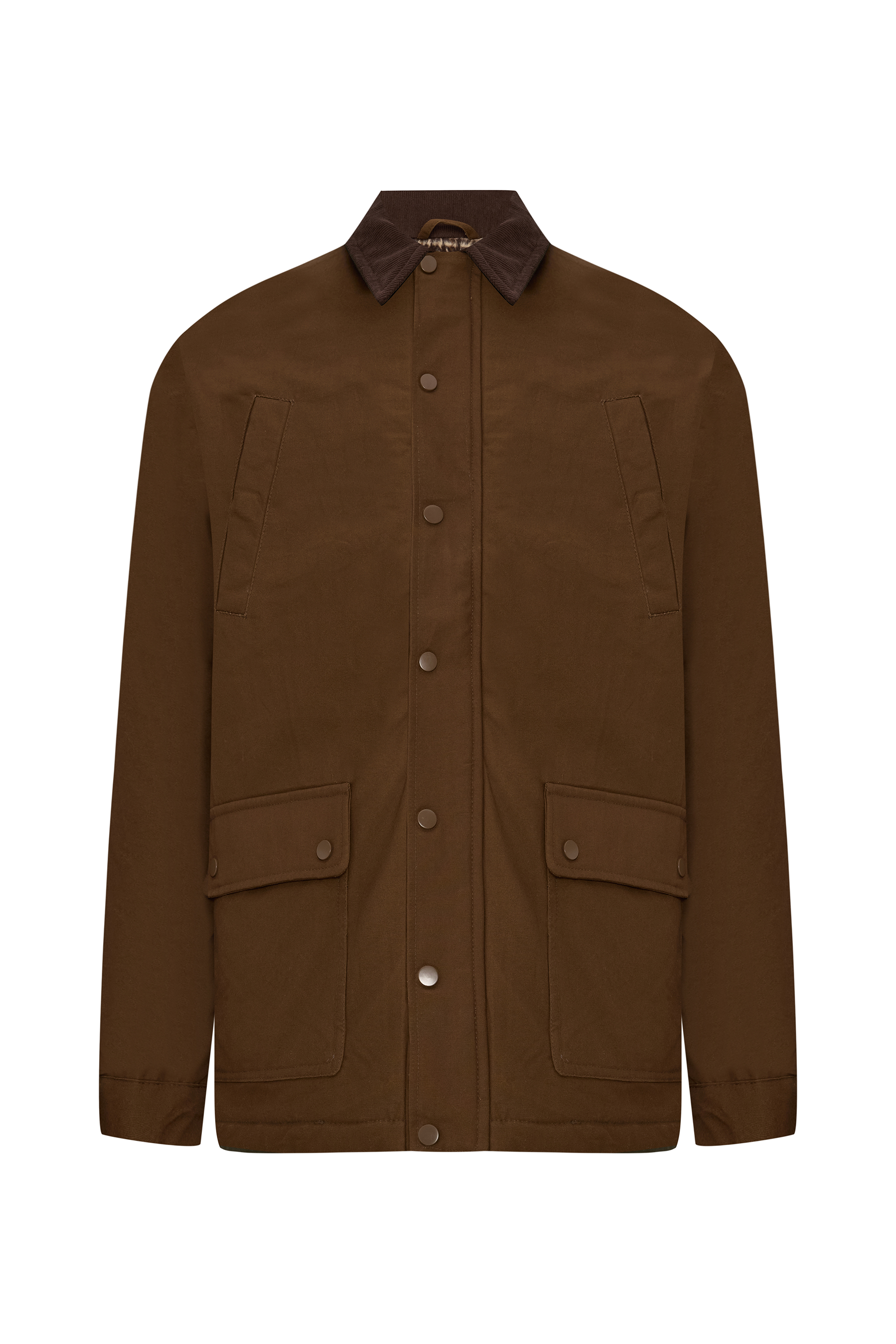 KADİFE YAKA ÇOK CEPLİ MONT CEKET