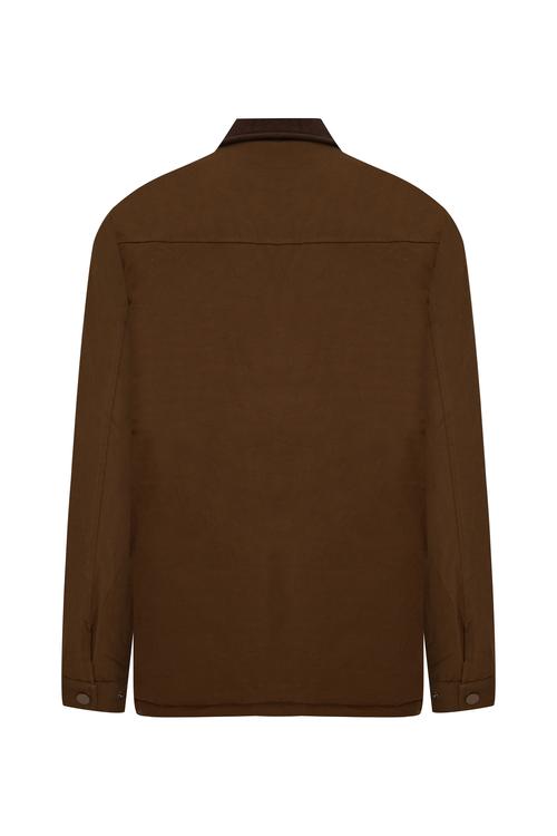  KADİFE YAKA ÇOK CEPLİ MONT CEKET