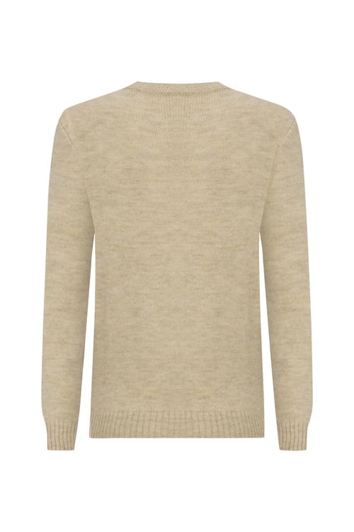  DESENLİ JAKARLI BİSİKLET YAKA KAZAK