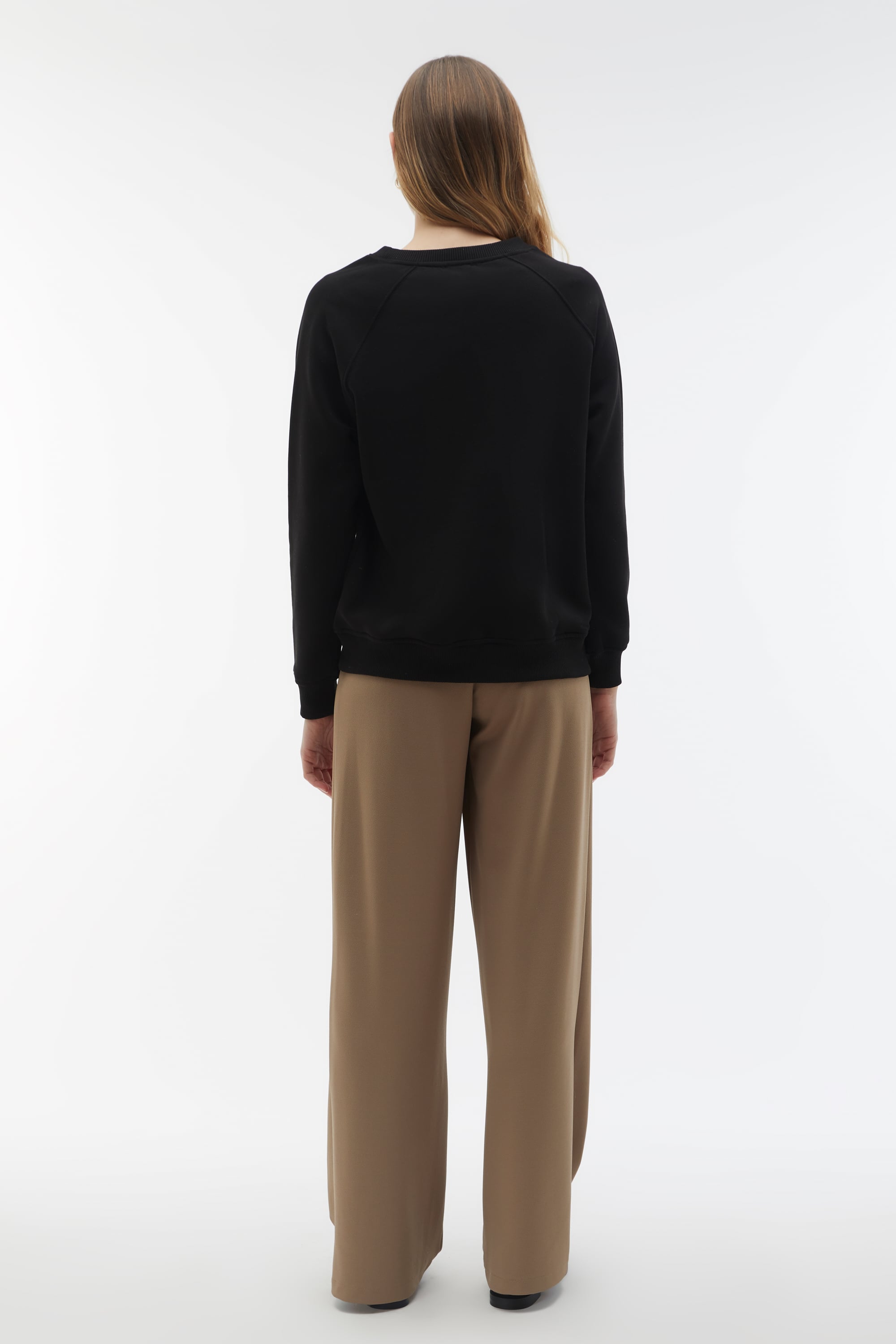 BİSİKLET YAKA LOOSE FIT SWEATSHIRT