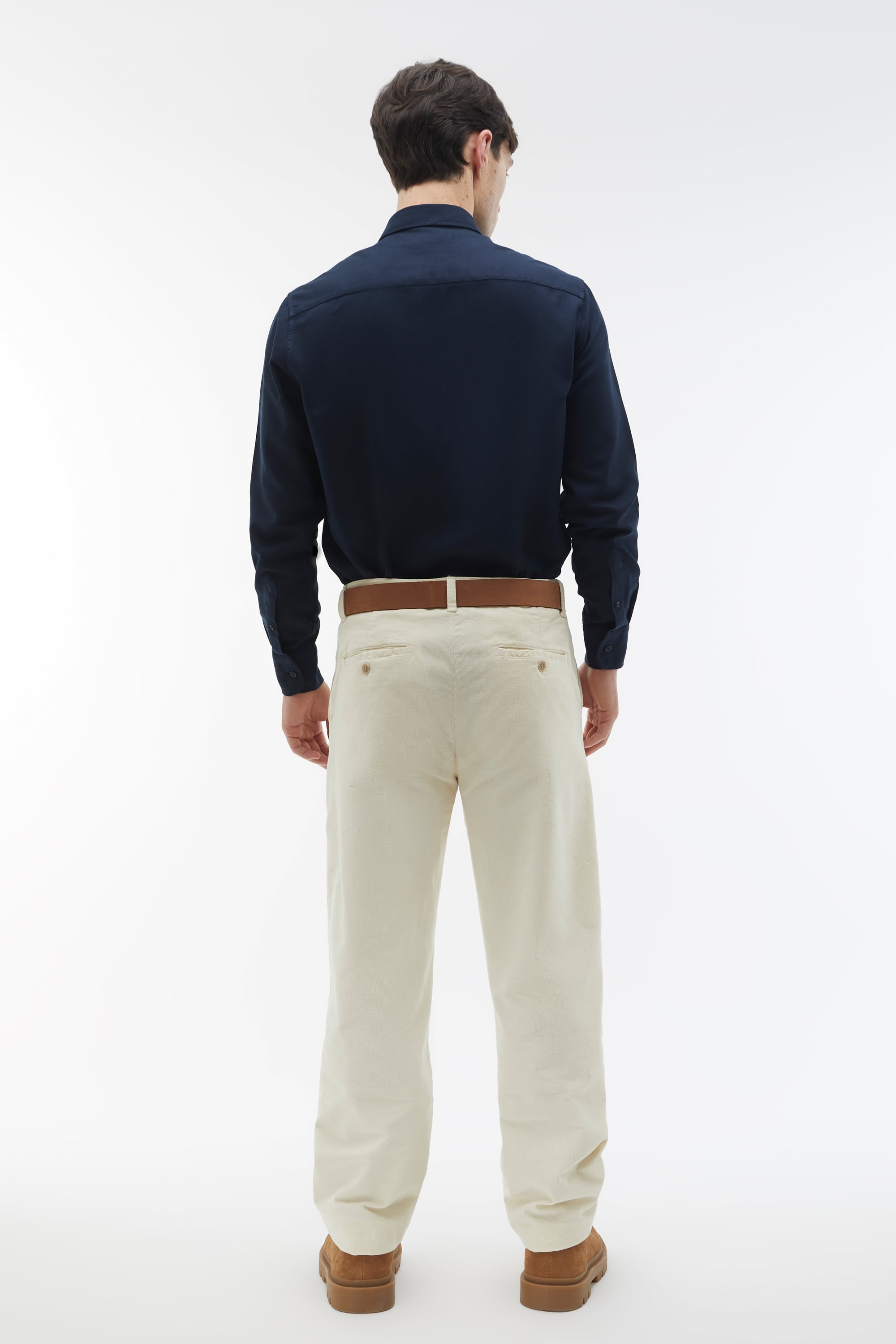 REGULAR FIT TEK CEPLİ UZUN KOLLU GÖMLEK