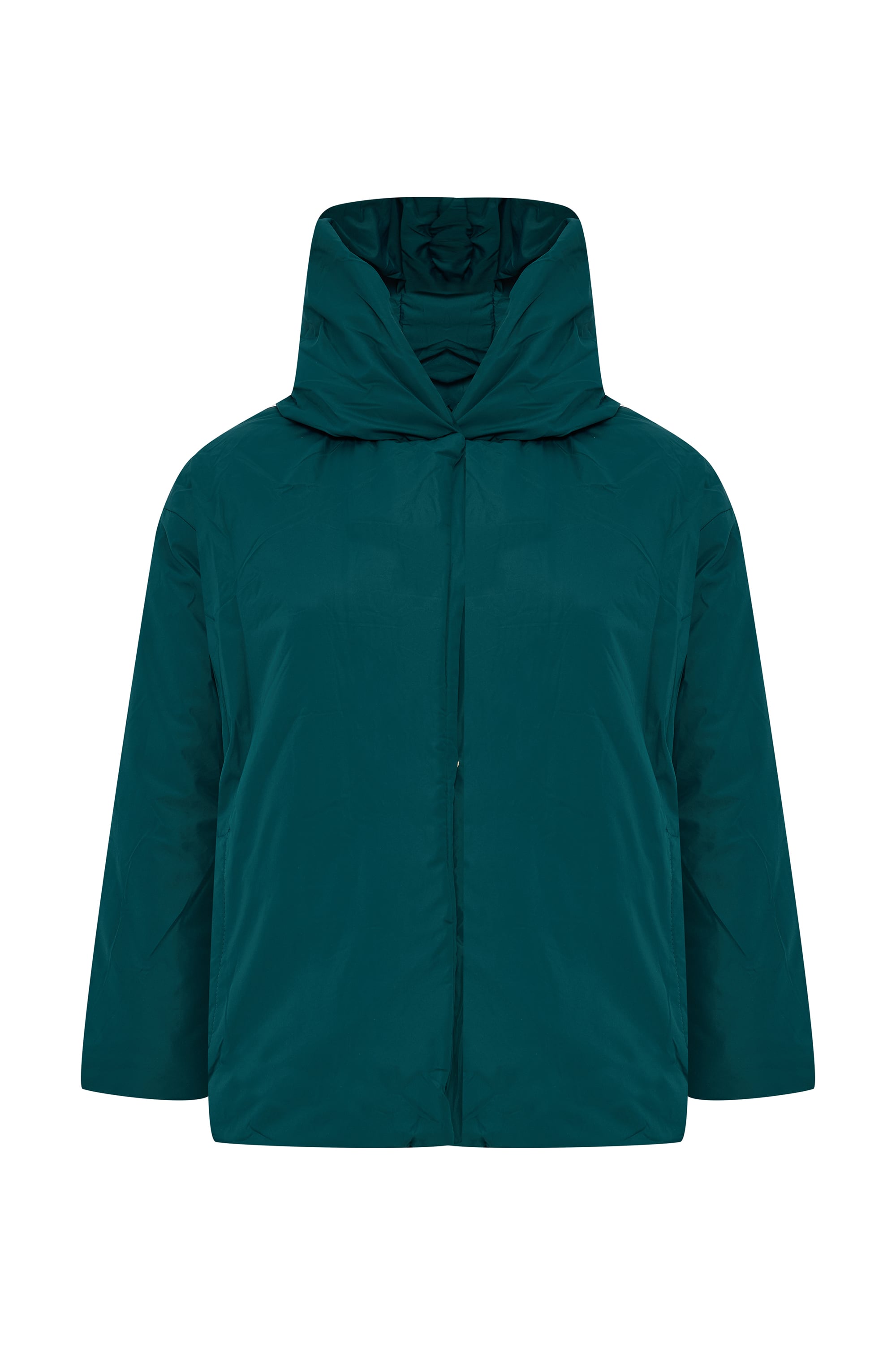 KAPÜŞONLU KISA MONT