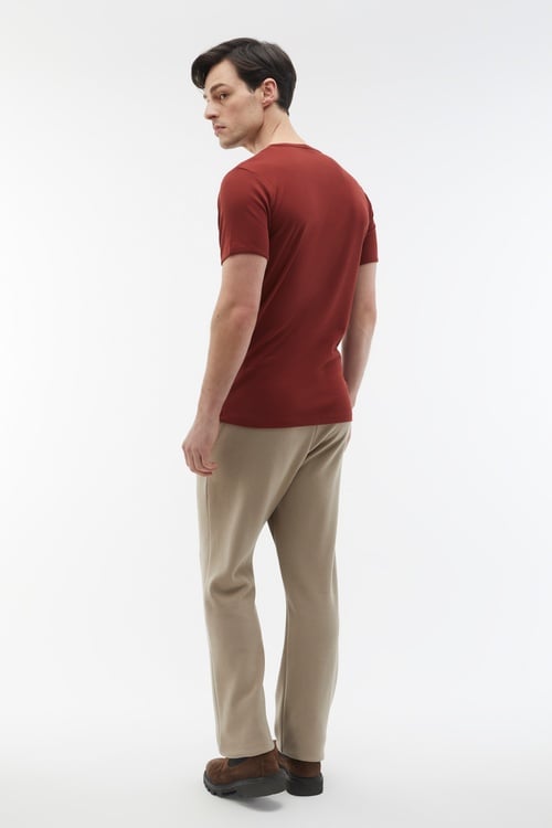  BİSİKLET YAKA KISA KOLLU T-SHIRT