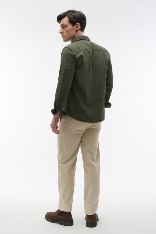  REGULAR FIT KADİFE GÖMLEK