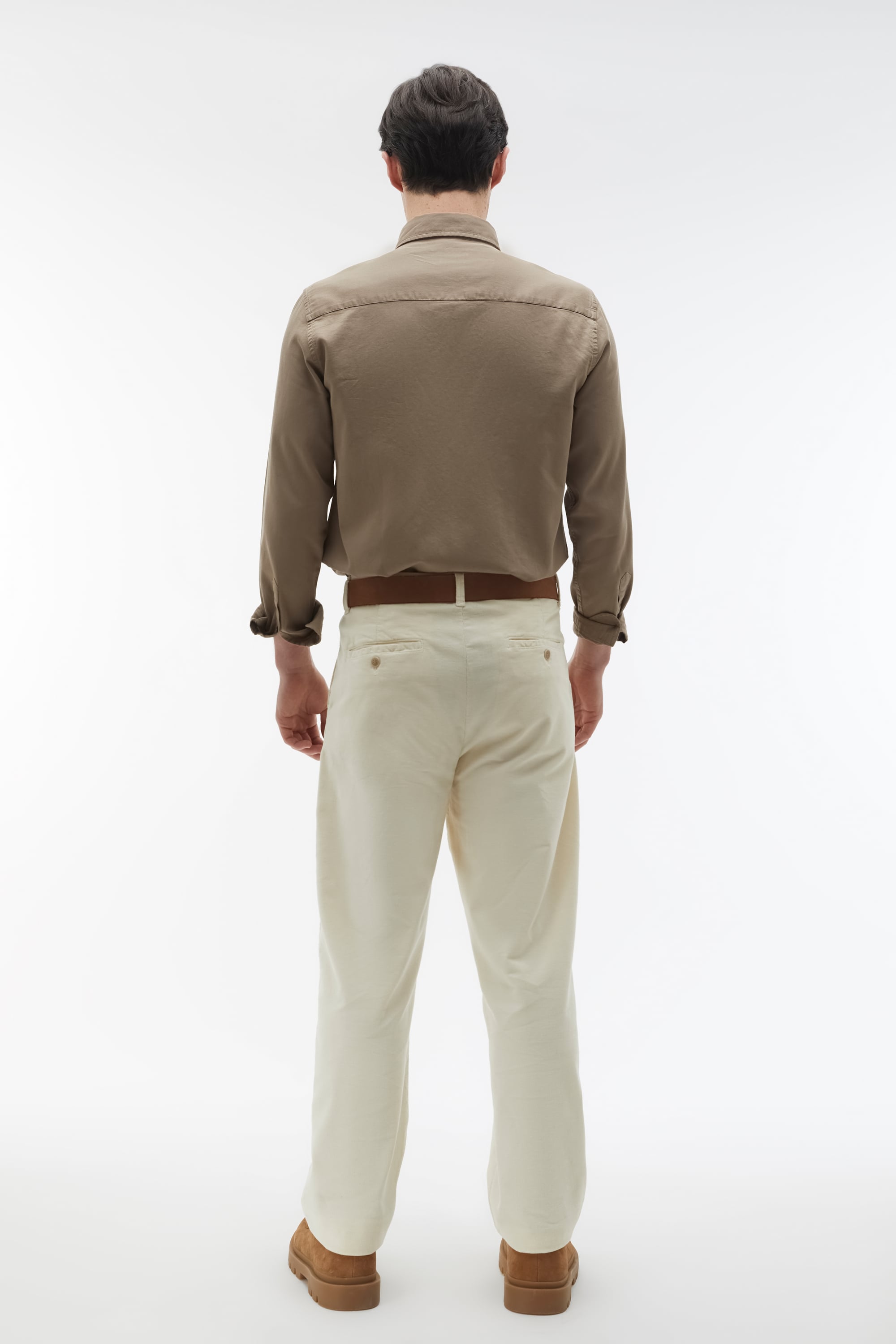 REGULAR FIT KADİFE GÖMLEK