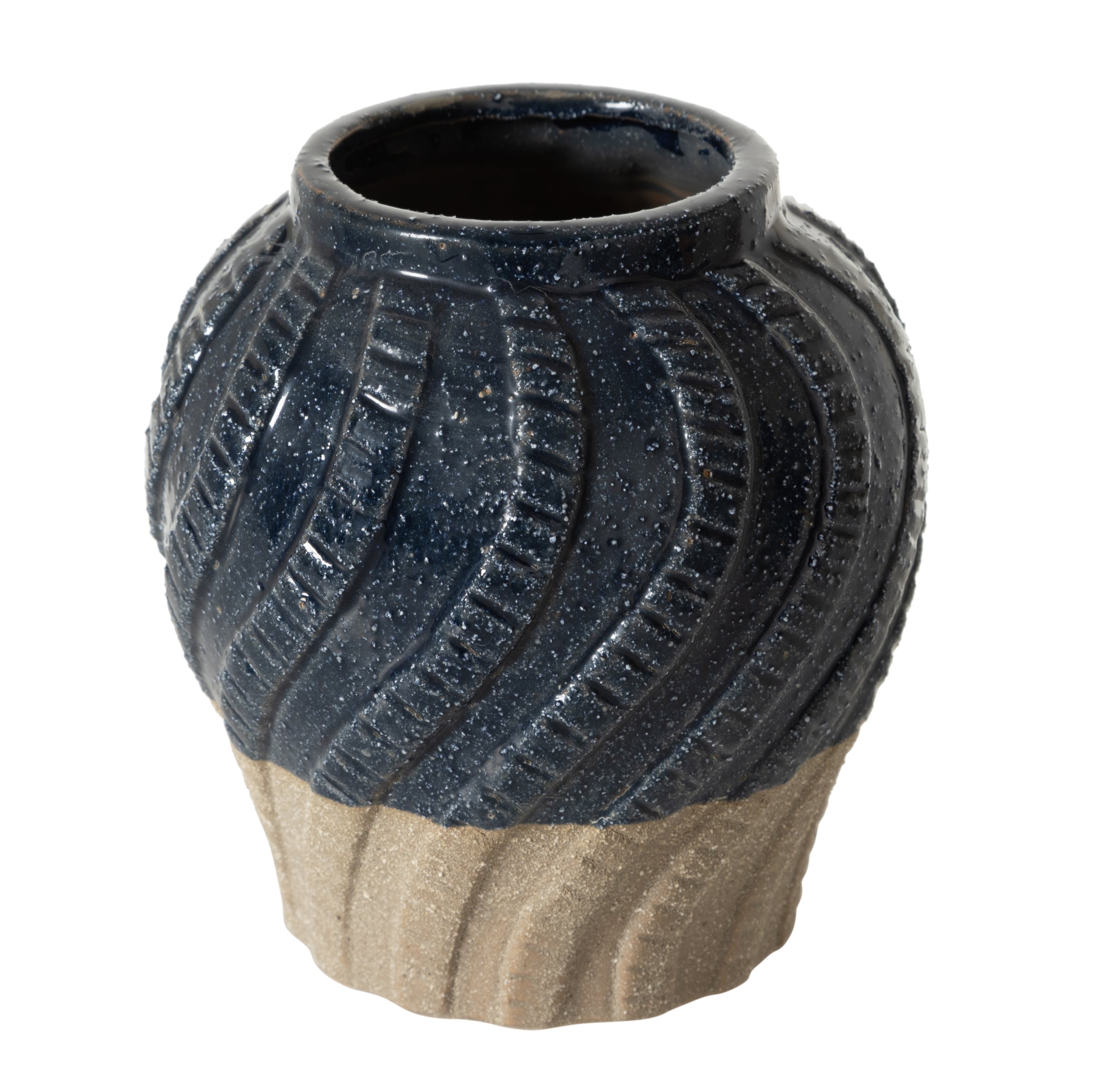 WAVY SERAMİK VAZO 18X19CM