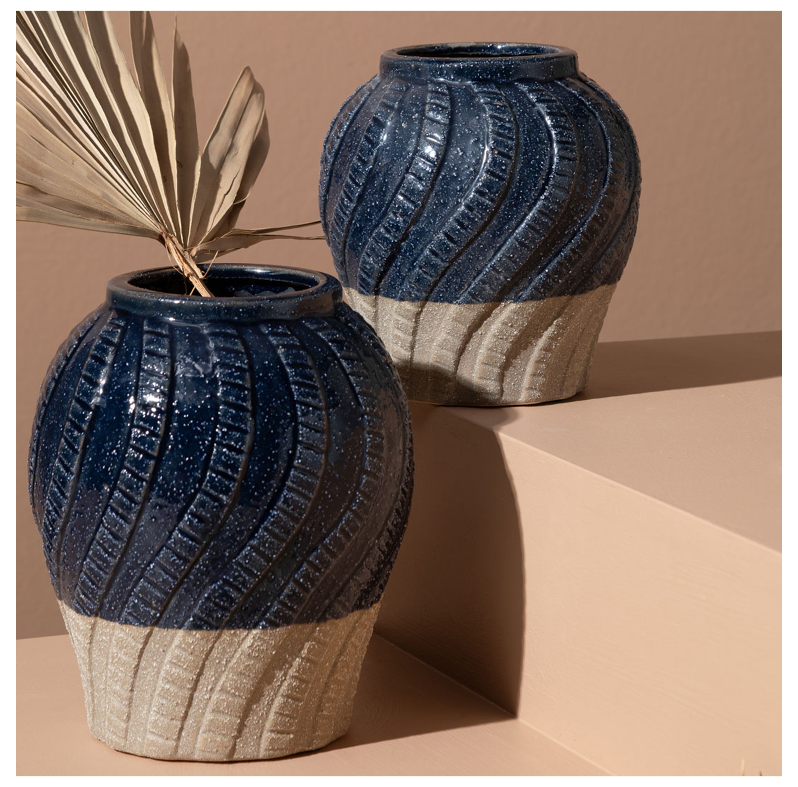 WAVY SERAMİK VAZO 19X23CM