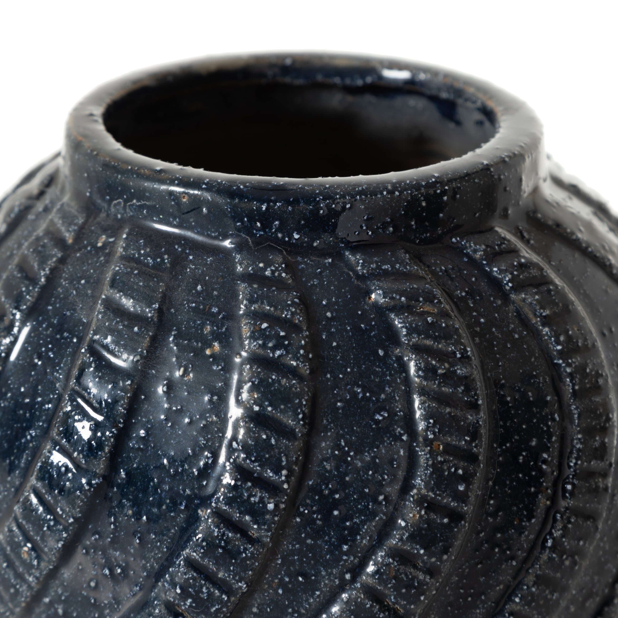 WAVY SERAMİK VAZO 18X19CM