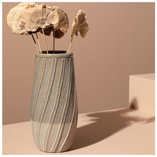  MARRON SERAMİK VAZO 14X27CM