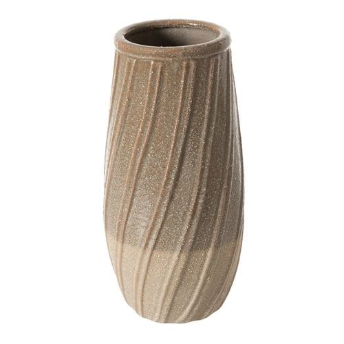 MARRON SERAMİK VAZO 16X32CM