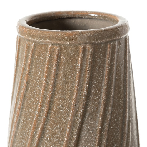  MARRON SERAMİK VAZO 16X32CM