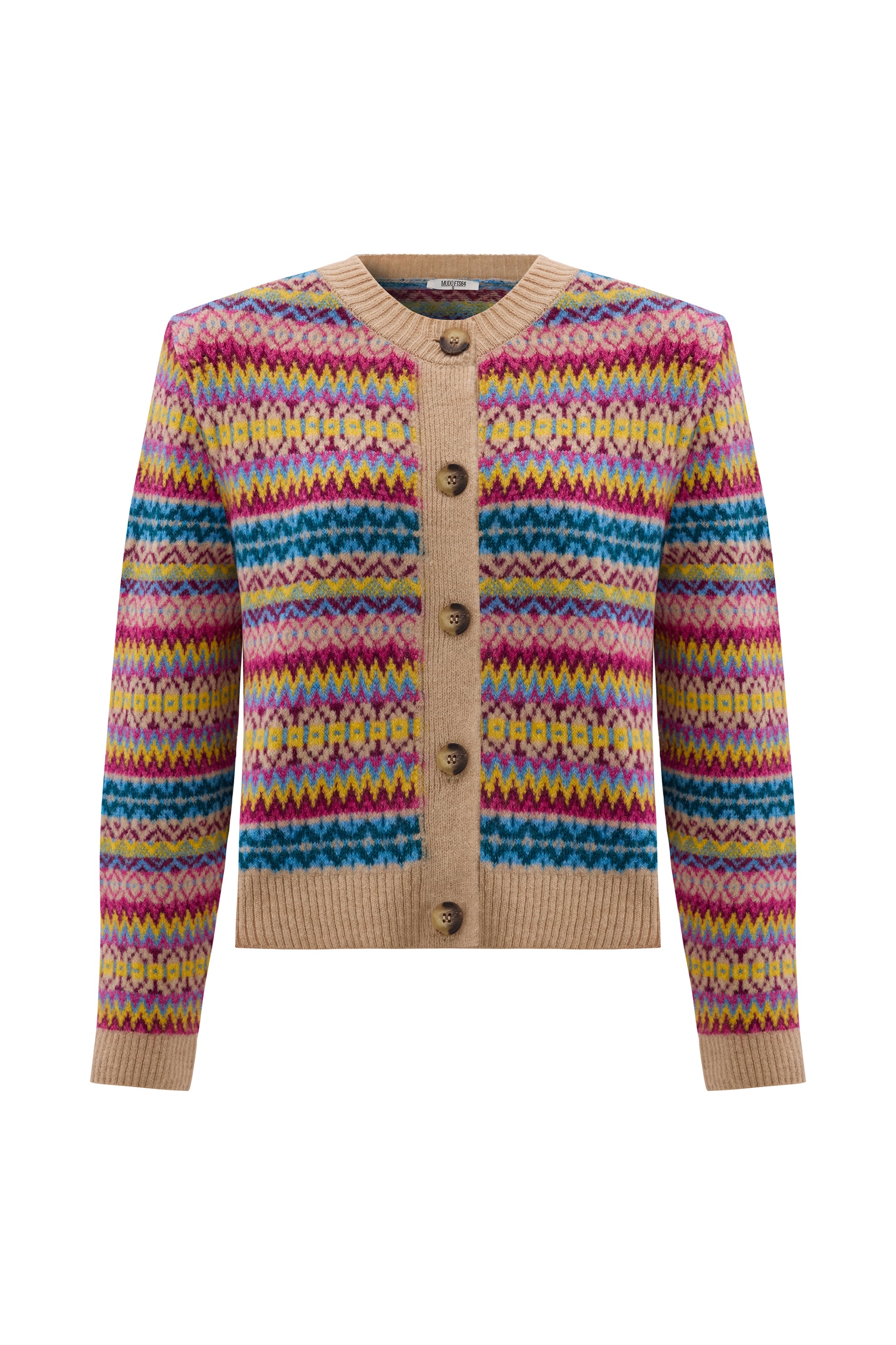 JAKARLI DESENLİ DÜĞMELİ HIRKA