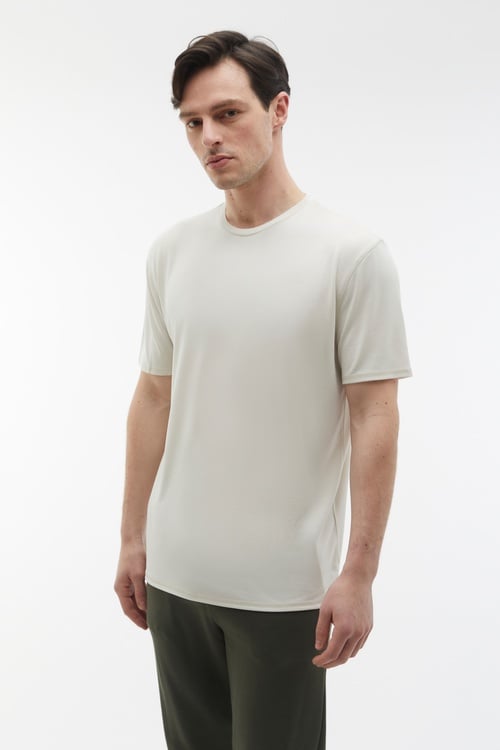 BİSİKLET YAKA MODAL T-SHIRT