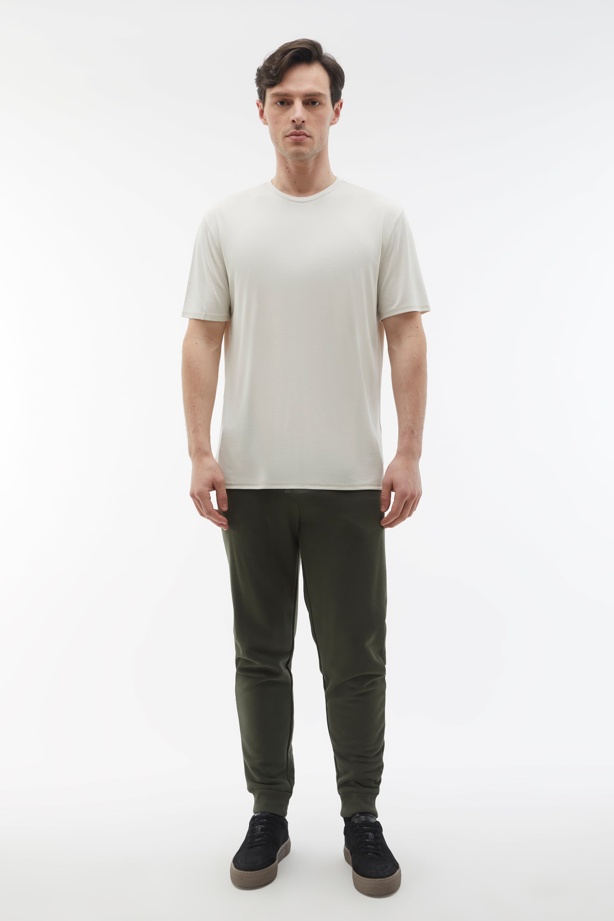 BİSİKLET YAKA MODAL T-SHIRT