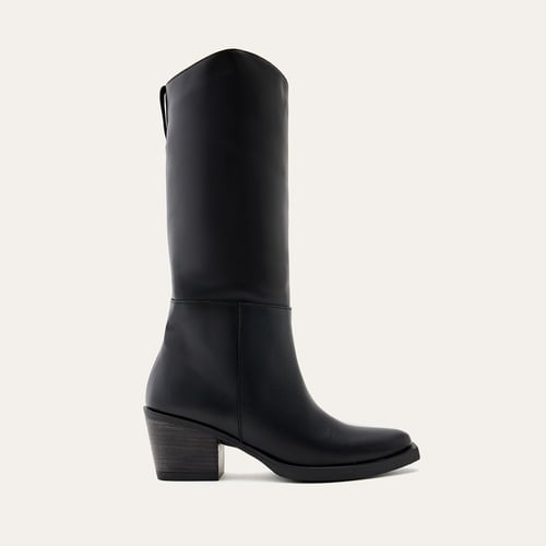 HAKİKİ DERİ KISA TOPUKLU ÇİZME