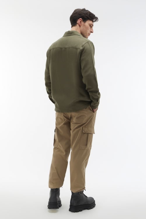 COMFORT FIT ÇİFT CEPLİ UZUN KOLLU GÖMLEK