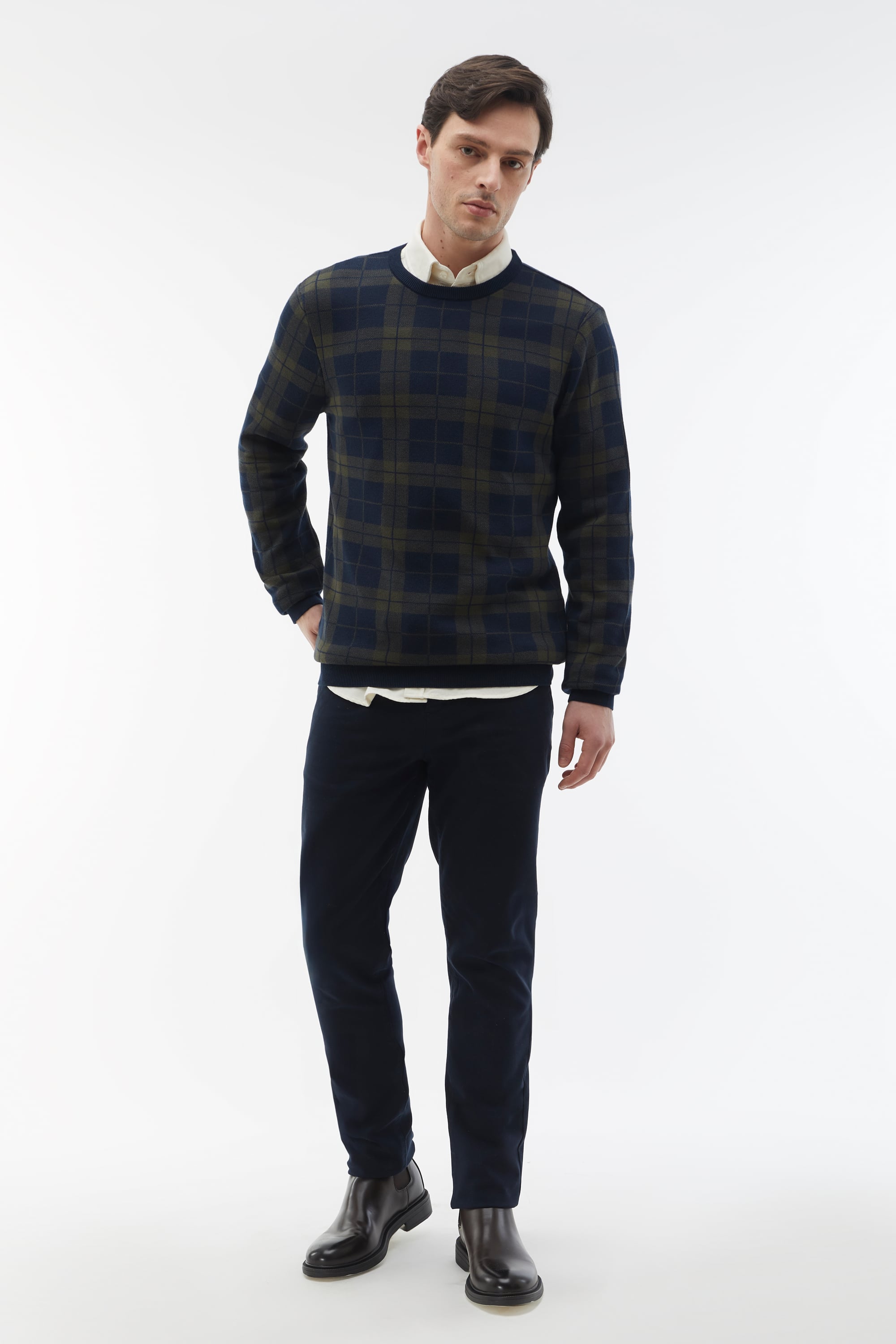 SLIM STRAIGHT FIT PANTOLON