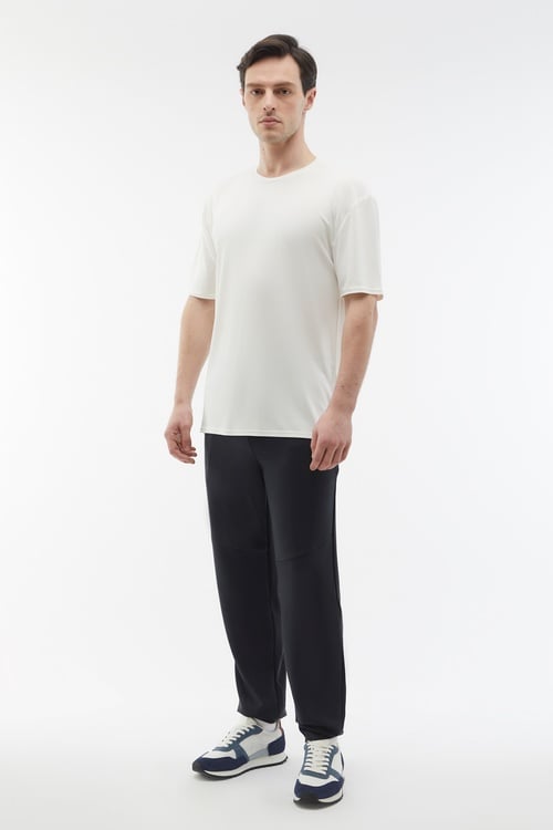 BİSİKLET YAKA MODAL T-SHIRT