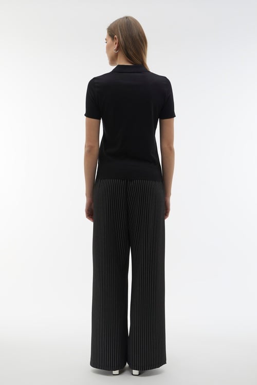  POLO YAKA MODAL KISA KOLLU KAZAK