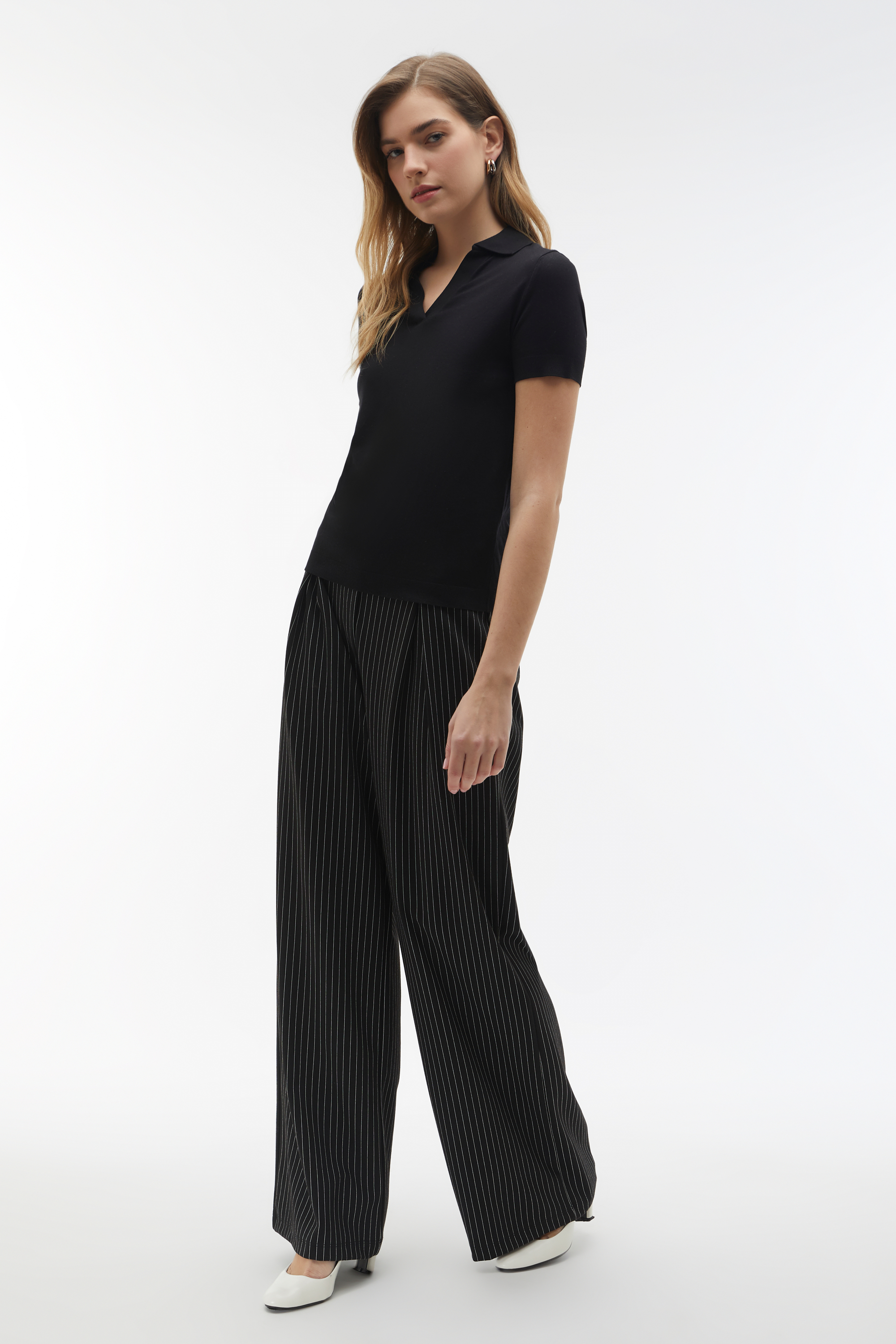 POLO YAKA MODAL KISA KOLLU KAZAK