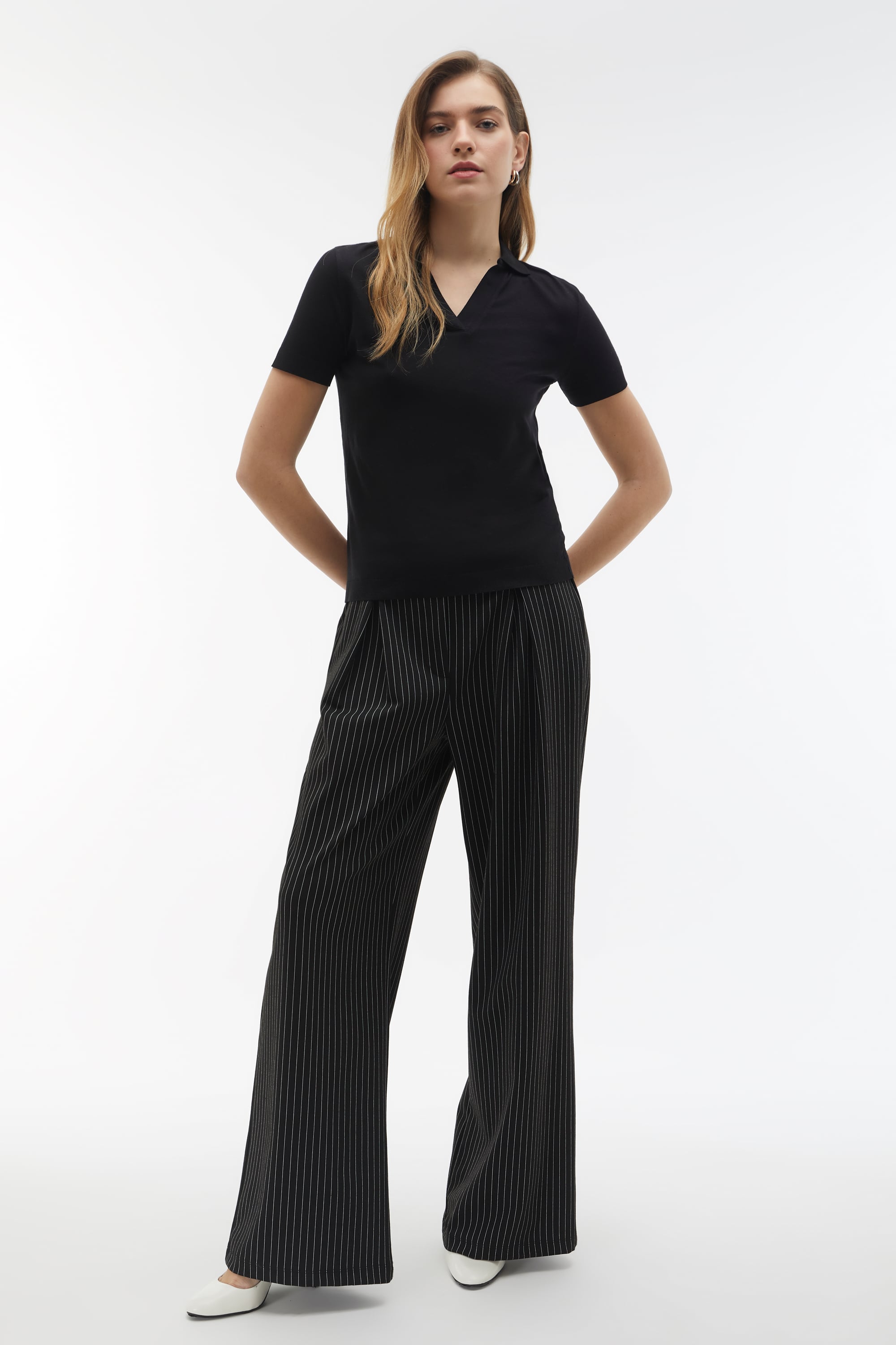 POLO YAKA MODAL KISA KOLLU KAZAK