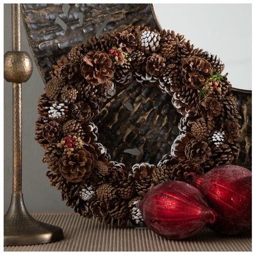  PINECONE KAPI SÜSÜ 30 CM