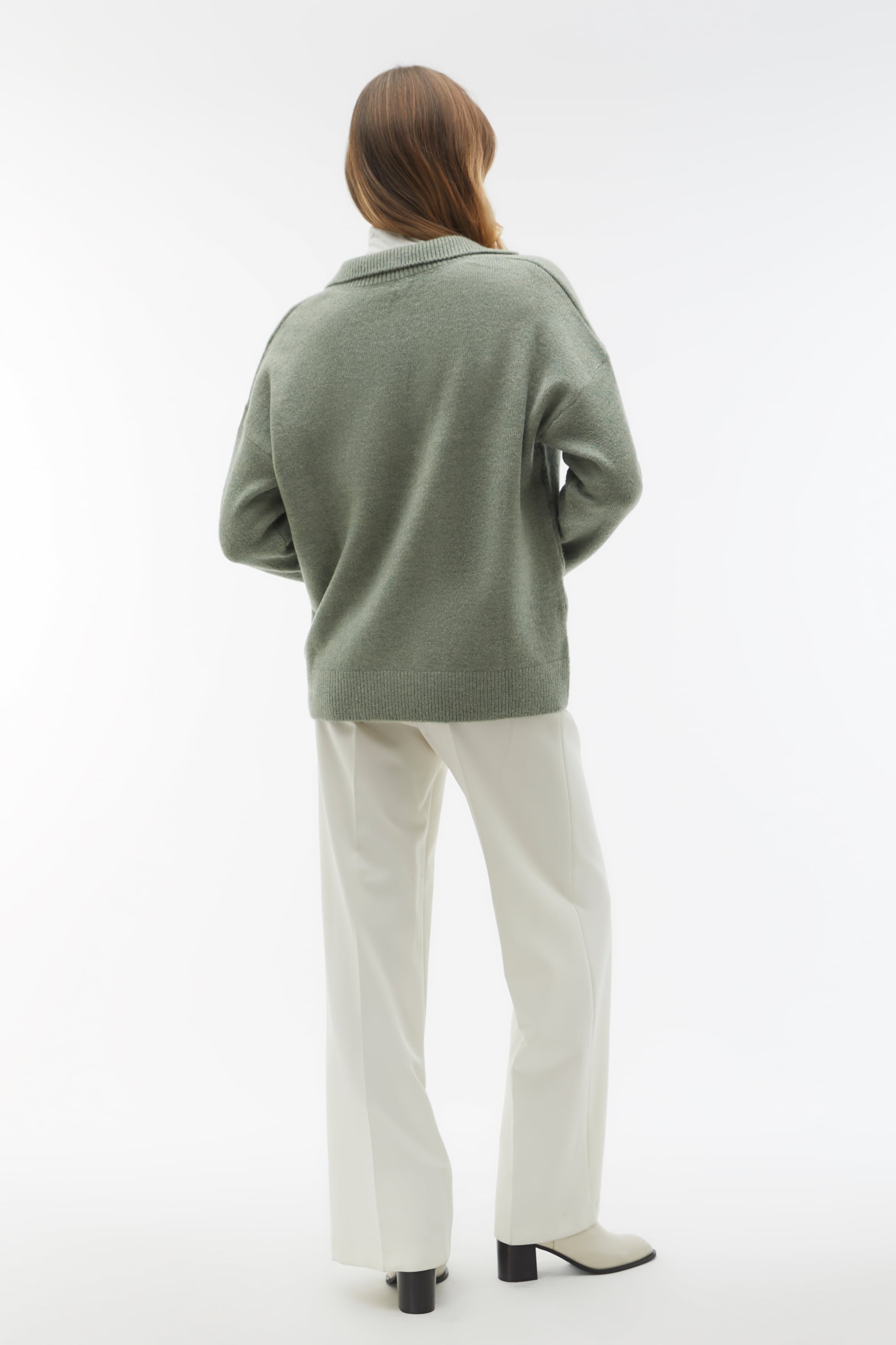 POLO YAKA LOOSE FIT KAZAK