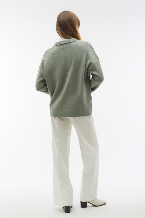 POLO YAKA LOOSE FIT KAZAK